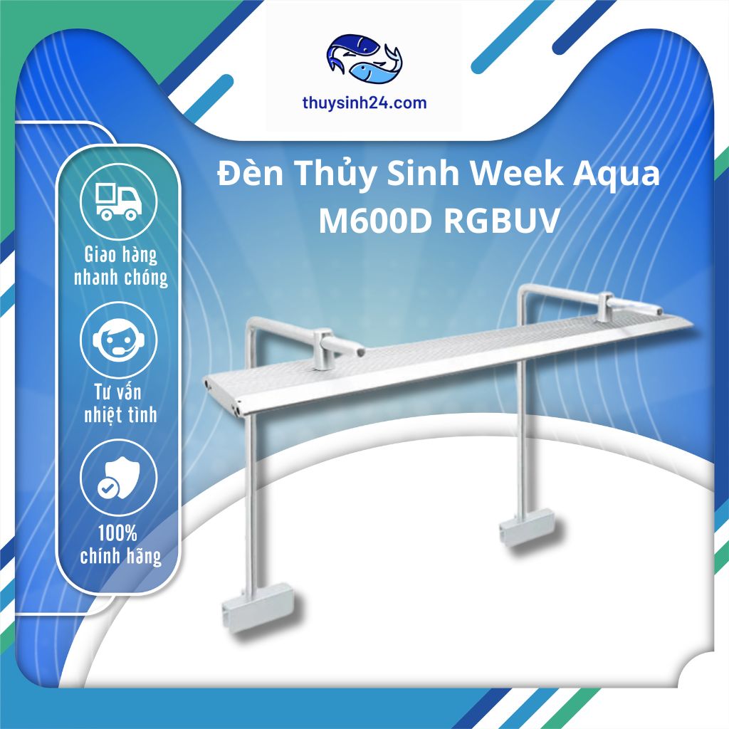 Đen-Week-Aqua-M600D-RGBUV Đèn Week Aqua M600D RGBUV tích hợp đèn UV