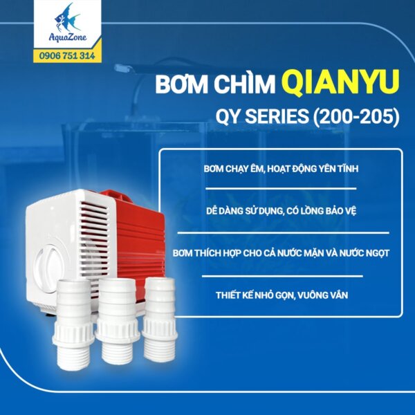 Bơm Chìm Hồ Cá Qianyu QY Series (200~205)