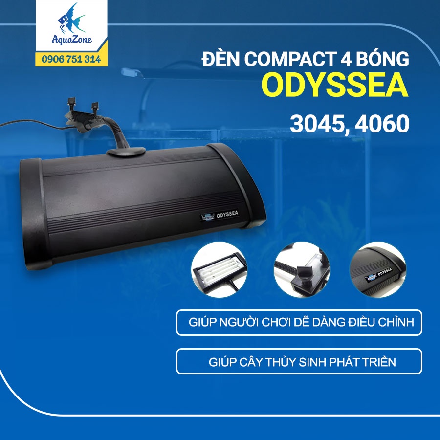 Đèn Odyssea compact 4 bóng (3045, 4060) Đèn Odyssea compact 4 bóng (3045, 4060)