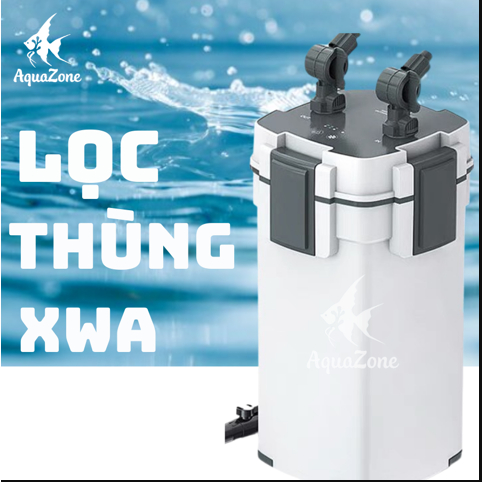 Lọc thùng Sunsun XWA tích hợp sẵn lọc váng 3 ngăn, 5 ngắn có sẵn đèn UV 9w diệt tảo khuẩn tiện lợi