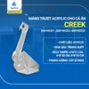 Máng trượt Acrylic cho cá ăn Creek BSF chắn, bền, an toàn