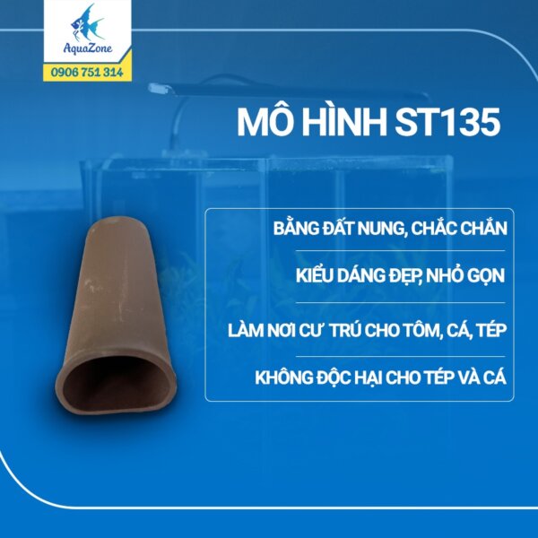 mô hình hang động cho cá, tép ST135