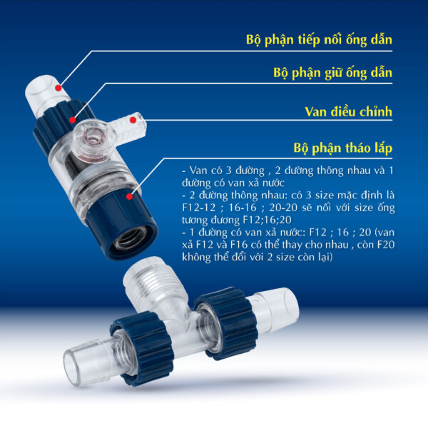 ảnh chi tiết Van thay nước hồ cá MARINE 3