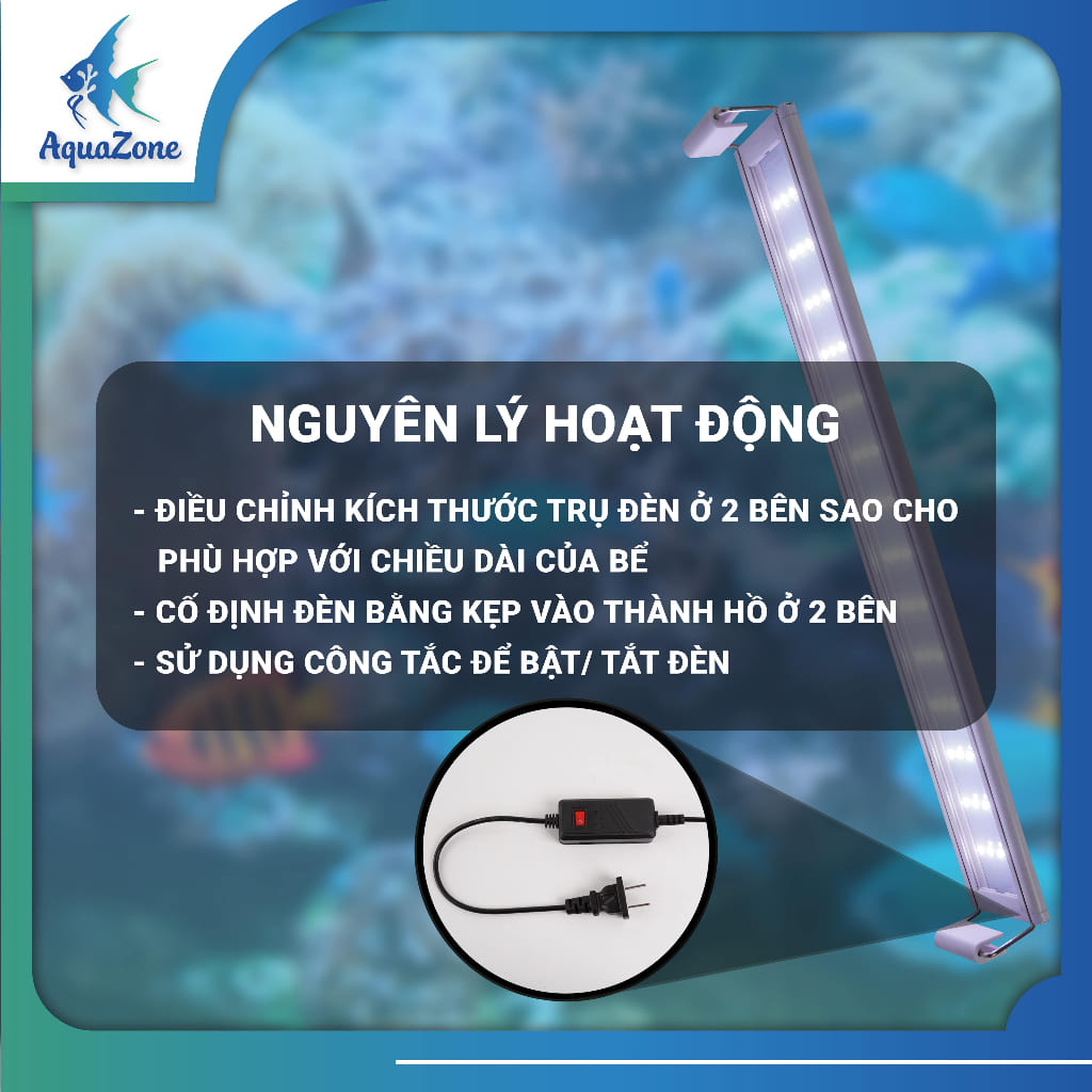 ảnh đại diện Đèn led máng hồ cá XML 4in1 WRGB 4
