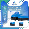 Máy Sủi Oxy XIX AP665-1 vòi, AP666-2 vòi cho bể cá mini công suất 2W 2,5W