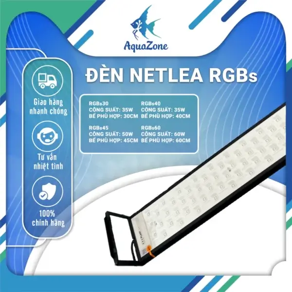 Đèn Netlea RGBs Cao Cấp Dành Cho Bể Cá Thủy Sinh