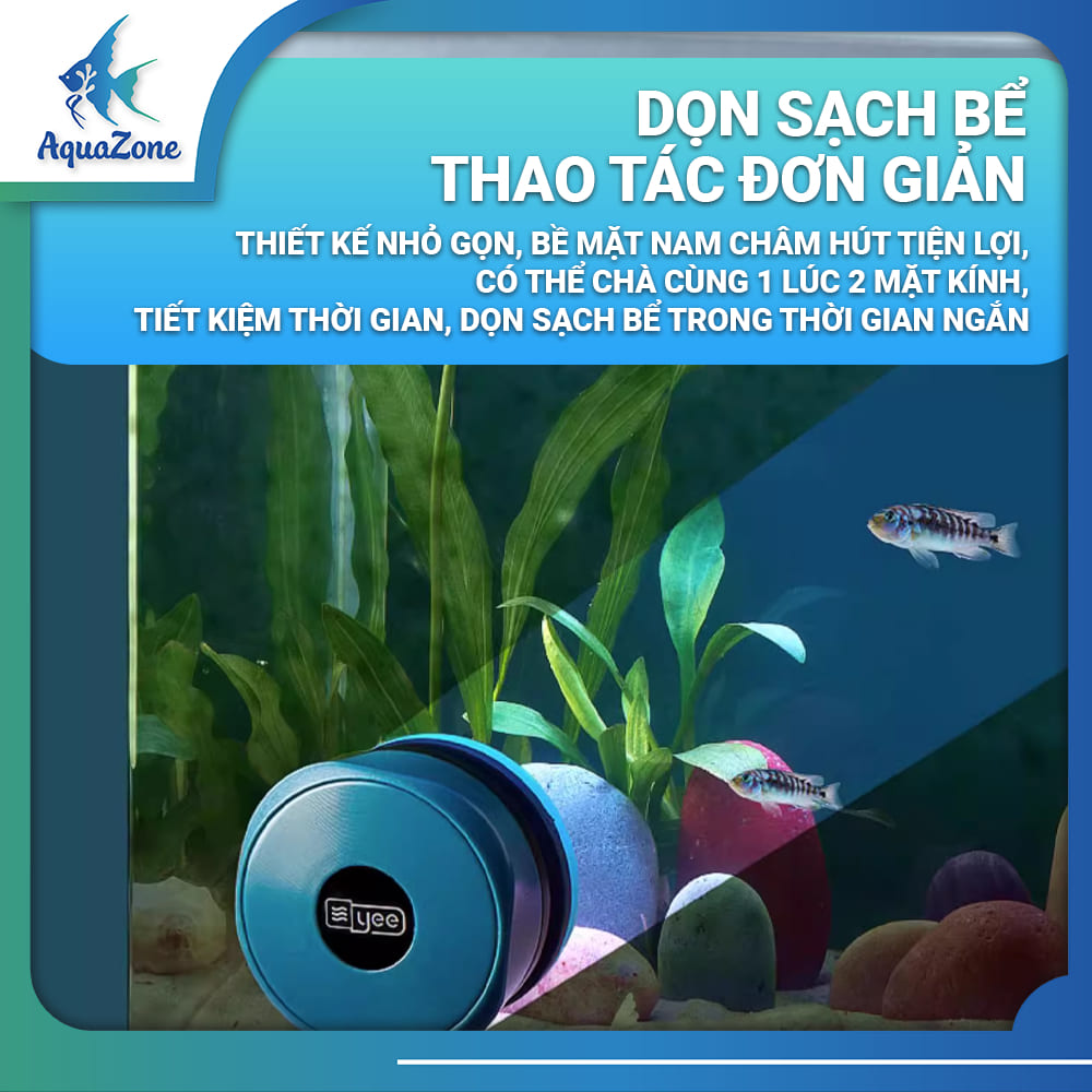 anh chi tiết Nam châm chà hồ mini Yee 4