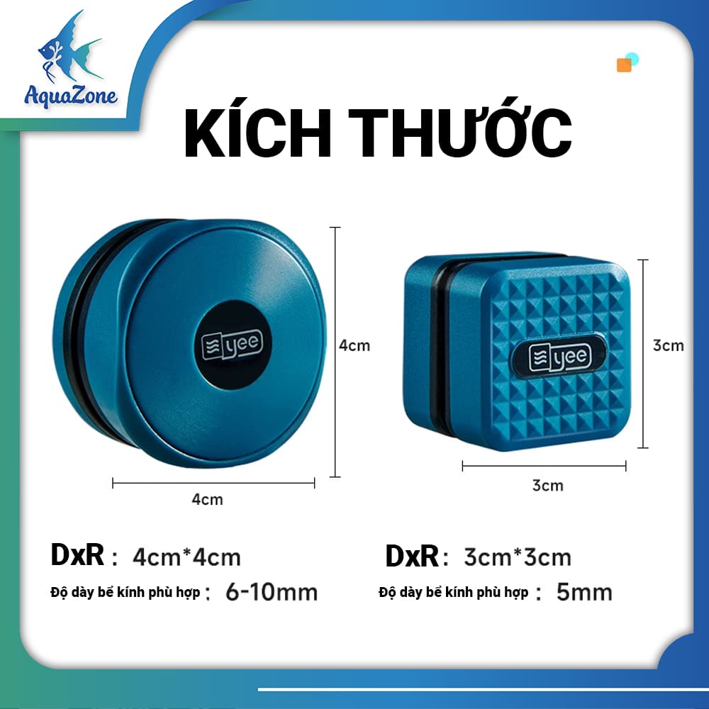 anh chi tiết Nam châm chà hồ mini Yee 6