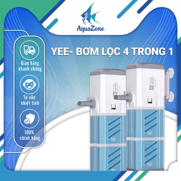 Máy Bơm Lọc Bể Cá YEE 6w 15w Đa Năng 4in1