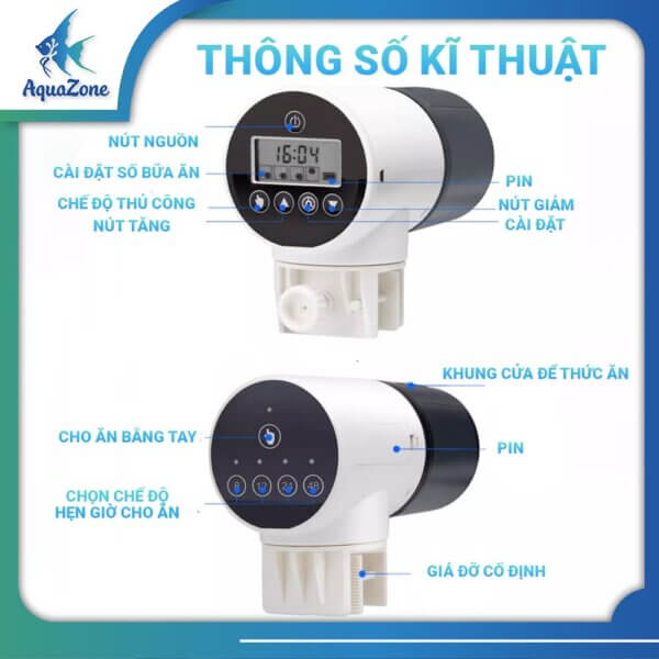 ảnh chi tiết Máy Cho Cá Ăn Tự Động Yee 6