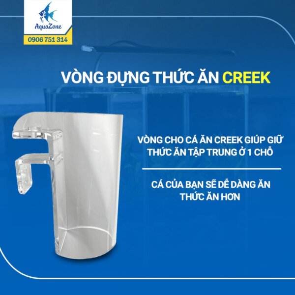 Vòng đựng thức ăn cho cá tiện lợi Creek